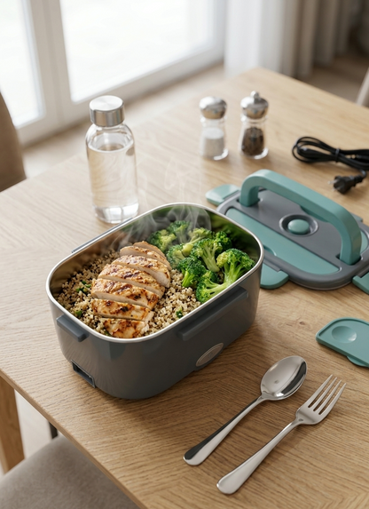 lunch box chauffante électrique Shopnetik noire