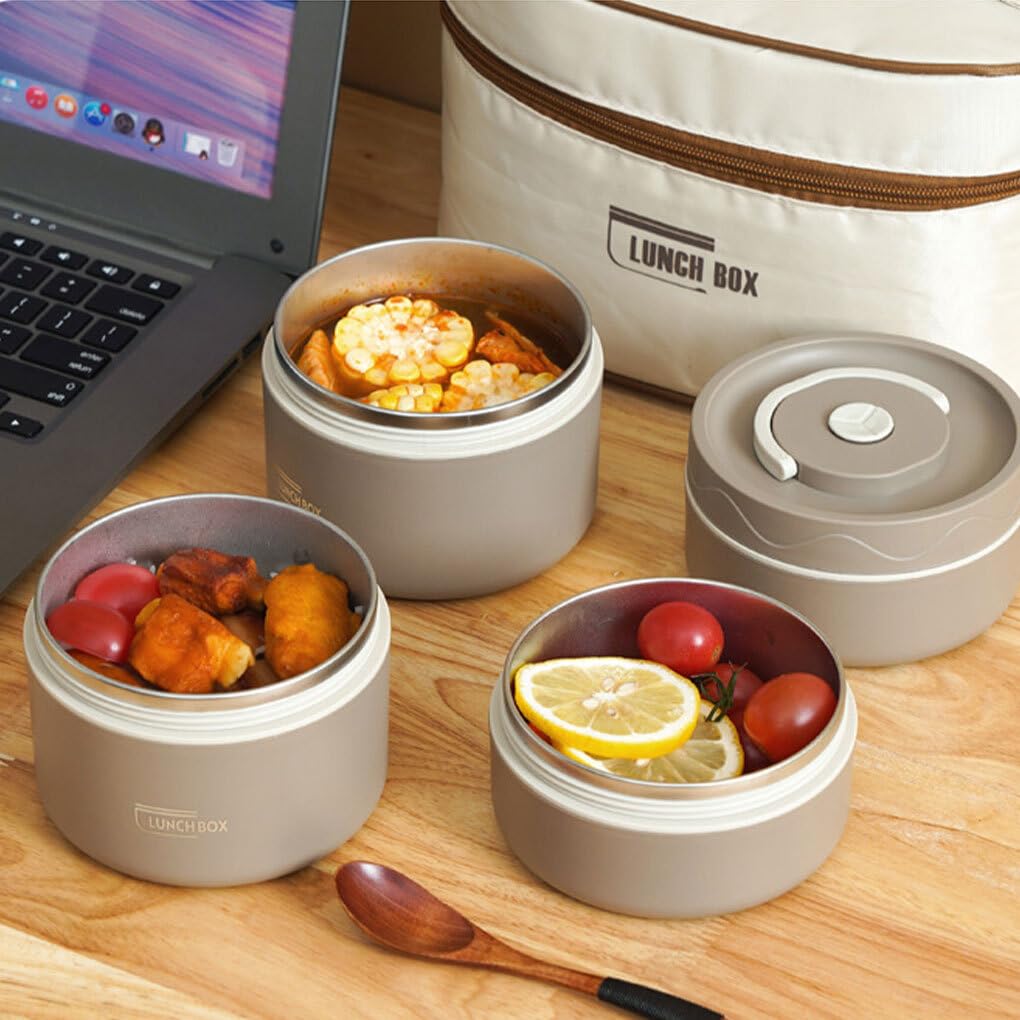 bento isotherme inox pour repas chaud ou froid