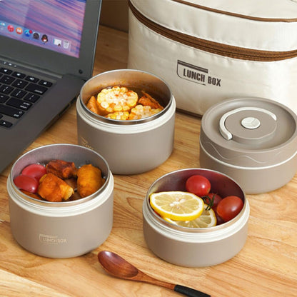 bento isotherme inox pour repas chaud ou froid