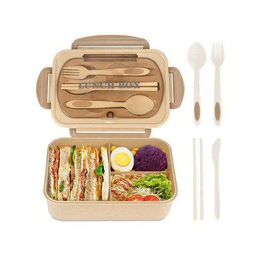 lunch box portable colorée avec compartiments